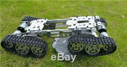 WZY569 Smart RC Tank Car Truck Robot Chassis Alloy Body Plastic Track Unassemble