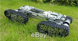 WZY569 Smart RC Tank Car Truck Robot Chassis Alloy Body Plastic Track Unassemble