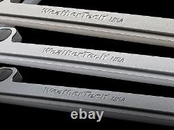 WeatherTech Billet Aluminum License Plate Frame For Cars Satin Black