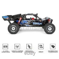 Wltoys 124018 112 4WD RC Car 60km/h Metal Chassis Body Off-road Desert Truck