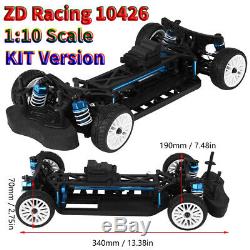 ZD Racing 10426 110 Scale 4WD RC Drift Car Aluminium Alloy & Plastic Frame Kit