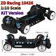 Zd Racing 110 Scale Drift Car Frame 4wd Aluminium Alloy & Plastic Kit