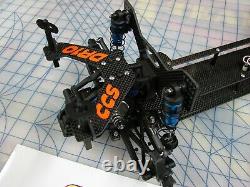 Zero front kickup RC Drag Car Chassis Conversion Kit for Associated DR10 by CCS