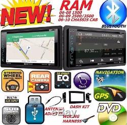 06 07 08 09 10 Dodge Ram DVD Système De Navigation Gps Radio Bluetooth Voiture Stéréo Bt