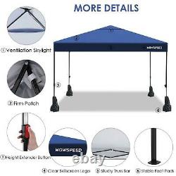 10' X 10' Portable Canopy Garage Tente Carport Car Shelter Cadre En Acier