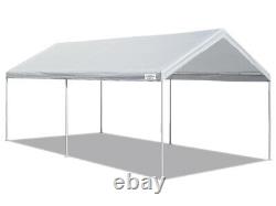 10' X 20' Portable Heavy Duty Canopy Garage Tent Carport Carport Car Shelter Steel Frame