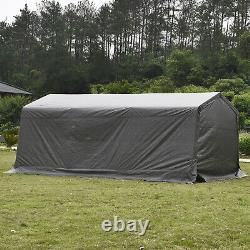 10'x20'x8' Ft Carport Canopy Car Storage Shed Garage Cadre En Acier Tente Shelter
