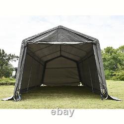 10'x20'x8' Ft Carport Canopy Car Storage Shed Garage Cadre En Acier Tente Shelter