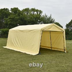 10'x20'x8' Ft Carport Canopy Shed Entreposage Tent Car Shelter Sheds Cadre En Acier