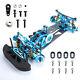 110 G4 Alloy Metal &amp; Carbon Frame Body Chassis Kit Blue For Drift Racing Car 4wd
