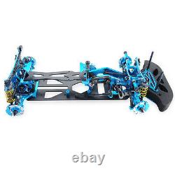 110 G4 Alloy Metal & Carbon Frame Body Chassis Kit Blue For Drift Racing Car 4wd