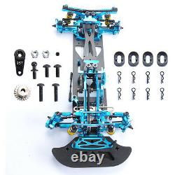 110 Scale G4 Alloy & Carbon Racing Car Frame Kit Pour Hsp Hpi Rc 4wd On Road Drift