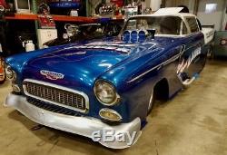 1955 Chevy Belair Funny Car 125 6.00 Cert Châssis Roulant Comme Neuf