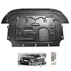 1PC Pour Audi A6 2012-2018 Protection de couvercle d'éclaboussure moteur pour pare-chocs de voiture