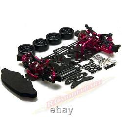 1/10 Alliage & Carbone SAKURA D4 AWD Voiture de Course à Dérive Châssis de Carrosserie #KIT-D4AWD