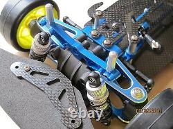 1/10 Alliage & Carbone Tt01 Tt01e Shaft Drive 4wd Racing Car Chassis Frame Kit