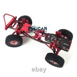 1/10 Axial Scx10 D90 Rc Rock Crawler Car Model Red Metal Aluminium Alloy Frame