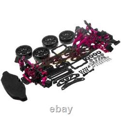 1/10 Châssis en alliage et carbone SAKURA D4 RWD Kit de carrosserie pour voiture de drift #KIT-D4RWD