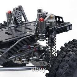 1/10 Rock Crawler Chasis Cnc Aluminium Alloy Carbon Frame Pour Axial Scx10 Rc Car