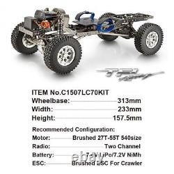 1/10 TFL Crawler 4WD C1507 LC70 RC Car Metal Chassis KIT Shell Body	
<br/>
 
1/10 TFL Escalade 4WD C1507 LC70 RC Voiture Châssis Métallique KIT Coque Corps