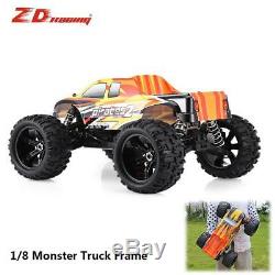 1/8 Zd Racing Rock Sur Chenilles Monster Truck Vs Hobao Redcat Df Trx4 Voiture Rc