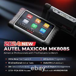 2024 MaxiCOM MK808S Scanner de Diagnostic de Voiture Bidirectionnel avec Codage de Clé