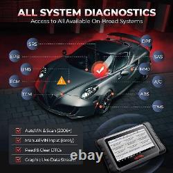 2024 MaxiCOM MK808S Scanner de Diagnostic de Voiture Bidirectionnel avec Codage de Clé