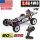 60km/h Wltoys 124019 Rtr 1/12 2.4g 4wd Metal Chassis Rc Car 550 Brushed Motor Us