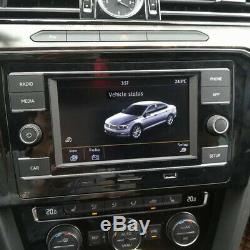6.5 Car Stereo Rcd330 + Cadre Carplay Mirrorlink Bt Usb Aux Pour Mqb Vw Golf Mk7