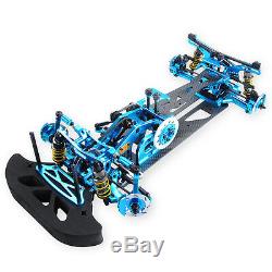 Alliage & Carbone Châssis Châssis G4 Body Kit Rc 110 Drift Car Racing Model Car 4 Roues Motrices
