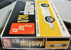 Amt Vintage 1/24 1/25 New Chaparral White Slot Car Kit Chassis Box + Revell Cox