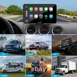 Autoradio tactile Carpuride sans fil avec CarPlay Apple et Android Auto