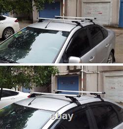 Barres de toit de bagage de voiture universelles pour SUV, en stock aux États-Unis, paire 48, avec cadre de fenêtre