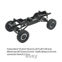 Cadre de châssis de voiture RC Facile à installer Robuste Remplacer pour MN78 1/12 RC Voiture DIY