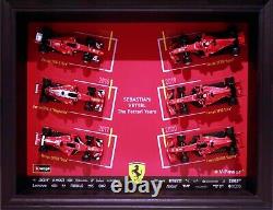 Cadre des voitures de Formule 1 Ferrari de Sebastian Vettel (2015-2020)