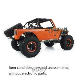 Capo 1/8 Jkmax Rc Racing Car Metal Chassis Crawler Kit Orange Painted Unassemled