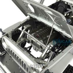 Capo 1/8 Jkmax Rc Racing Car Rock Crawler Kit Châssis En Métal Unassembled Unpaint