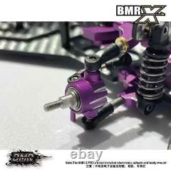 Châssis de dérive RC BMR-X PRO Violet 1/24 RWD (sans roues, électronique ou support de carrosserie)