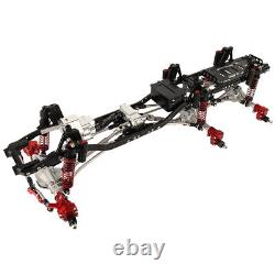 Châssis de voiture RC en métal laiton 6x6 avec essieux boîte de vitesses DIY pour voiture RC SCX10 II