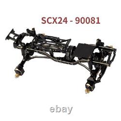 Châssis de voiture en laiton noir assemblé avec essieux pour Axial SCX24 90081 1/24 Crawler