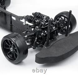 Châssis en alliage noir et en carbone Sakura D5S Kit de cadre pour voiture de drift RWD 1/10 remodelée