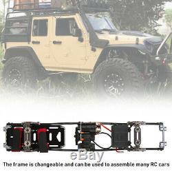 Cnc Et Carbon 110 4 Roues Motrices Rc Car Kit Frame Avec Moteur Pour Axial Scx10 I Rc Crawler Voiture