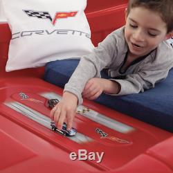 Corvette Voiture Ensemble Pour Enfant Enfant En Bas Âge Garçon Jouet Jumeau Taille Lit Cadre