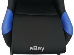 Course De Voiture Jeux De Course Sim Cadre Chaise Bucket Seat Pc Ps4 Xbox Ps3 Noir / Bleu