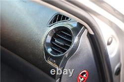 Décoration complète de l'intérieur de la voiture pour Lexus IS 06-11 en fibre de carbone noire.