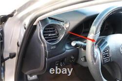 Décoration complète de l'intérieur de la voiture pour Lexus IS 06-11 en fibre de carbone noire.