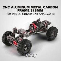 En Alliage D'aluminium Rc Rock Crawler Cadre De Châssis Kit Pour 1/10 Axial Scx10 4 Roues Motrices Voiture