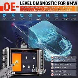 FOXWELL NT710 Outil de diagnostic de scanner OBD2 bidirectionnel pour voiture avec codage ECU et huile