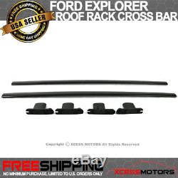 Fits 11-15 Ford Explorer Barre De Toit Barre Transversale Paire Noir