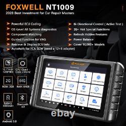 Foxwell NT1009 Scanner de diagnostic bidirectionnel de tous les systèmes ECU Codage de clés TPMS
